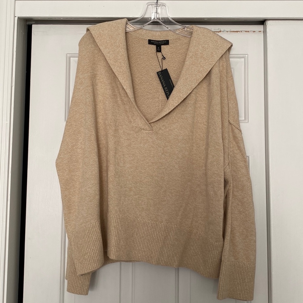 NWT Banana Republic organic cotton Sweater